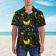 thumbnail image 2 of Fotbe Game Play Camisa Hawaiana para Hombre Unisex – Camisa Casual de Verano con Botones de Manga Corta de Algodón y Lino,XX-Large, 2 of 7