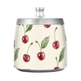 thumbnail image 7 of Yayeee Ashtray with Lid for Cigarette Smokeless Stainless Steel Home Ash Holder, Beige Cherry, 7 of 7