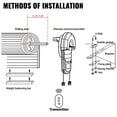 thumbnail image 2 of KFFKFF Electric Garage Door Opener Kit, 800 N Lifting Power, 164 ft Distance Remote Operation, 110V, Suitable for Garage and Store Doors, Includes 2 Remotes, 2 of 9