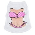 thumbnail image 2 of FAMTKT Pet Puppy Small Dog Pet Clothes Bikini Printing Apparel Vest Clothes, Dog Birthday Party Supplies, Pet Clothes, 2 of 4
