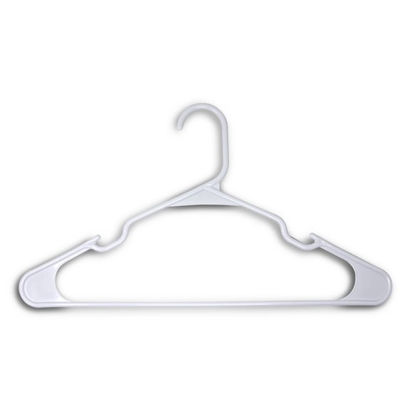 ClosetSelect Children's Hanger for Any Clothing Type, Black 30 Count