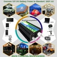 thumbnail image 2 of Maoww Pure Sine Waves Inverter Lightweight 12v DC- for AC Control Converters Wear-resistant Inverters Power Key One Voltages Adapter 220v Yellow/220V, 2 of 6