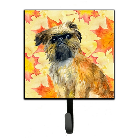 Brussels Griffon Fall Leash or Key Holder Yellow
