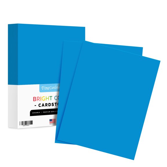 Cardstock Blue