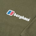 thumbnail image 4 of Berghaus Organic Front & Back Logo Mens Short Sleeve T-Shirt Khaki Green - M, 4 of 4