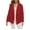Red, variant on WNEGSTG Women Fleece Coat 2023 Winter Fashion Lapel Collar Single Breated Jacket Casual Solid Fluffy Outerwear Faux Coat
