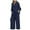 Dark Blue, variant on VEKDONE Fall Clearance Fall Cotton Linen Outfits for Women Lounge Sets Long Sleeve Top and Long Pants Matching 2 Piece 2024 Trendy Tracksuit