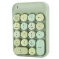 thumbnail image 4 of Teclado numérico inalámbrico AJAZZ con teclas de chocolate para cambiar la dirección del juego AK18 2.4G Verde, 4 of 14