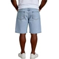 thumbnail image 3 of Dresfit Mens Denim Shorts Baggy Drawstring Casual Shorts Summer 2026 Elastic Waist Wide Leg Jeans with Pockets Loose Breathable Big and Tall Short Pants Light Blue M, 3 of 3