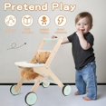 thumbnail image 3 of Canuan - carrola de madera para bebé, caminante para bebé, caminante de aprendizaje para niños y niñas, juguetes de madera para bebés que aprenden a caminar, 3 of 5