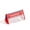 4C- Red, variant on Pencil Pouch, 3-Ring Binder Pencil Case with Mesh Window, 10x7 Inch Dual Zipper Pouch for Class Office Supplies, Black