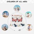 thumbnail image 6 of FORMRS Boys Swim Trunks Quick Dry Mesh Liner Boardshorts Sizes XS-XL, Beige Butterflies, 6 of 7