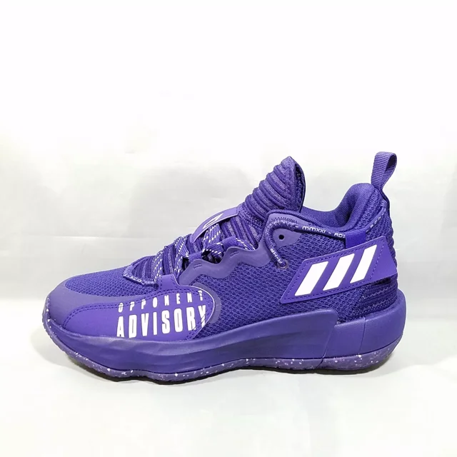 NEW Men's Size 7.5 Ad-id-as DAME 7 EXTPLY Basketball Shoes Purple GW7901