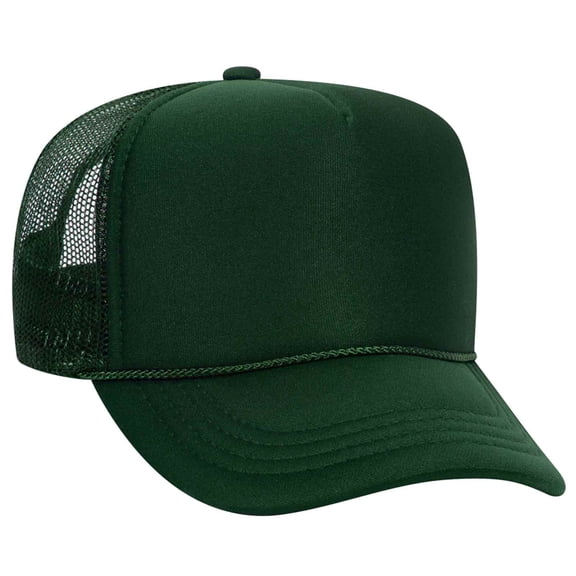 OTTO CAP Youth 5 Panel High Crown Mesh Back Trucker Hat