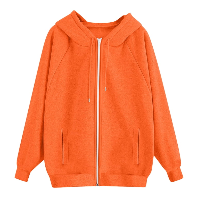 SwiftWear Women's Plus-Size Zip-Up Hoodie with Raglan Sleeves