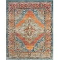 thumbnail image 3 of Unique Loom Isabella Collection Area Rug - Rossellini (7' 10" x 10' Rectangle Rust Red/Beige), 3 of 9