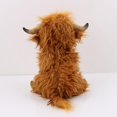 thumbnail image 3 of bovin Des Hautes Terres Marron (25 Cm), Jouet De Ferme En Peluche Raliste Et Doux, Simulant Une Poupe De Taureau Aux Cheveux Longs, 3 of 5