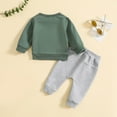 thumbnail image 4 of MuZeFu Toddler Girl Clothes 3t Sets Winter Toddler Kids Boys Girls Fashion Cute Solid Color Long Sleeve Pocket Hooded Sweatpants Suit, 4 of 9