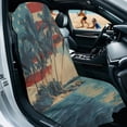 thumbnail image 2 of FOR U DESIGNS American Flag Palm Tree Print Car Seat Cover Universal Portable Auto Towel Seat Cover Fit for Cars Truck SUV Seats Soft Multi Purpose Running Towel for Outdoor Sport, 2 of 7