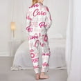 thumbnail image 5 of Bingfone Womens Pajama Sets Breast Cancer Pink Ribbons Awareness (2) Print,Long Sleeve Loungewear Pajamas Set-Xx-Large, 5 of 9