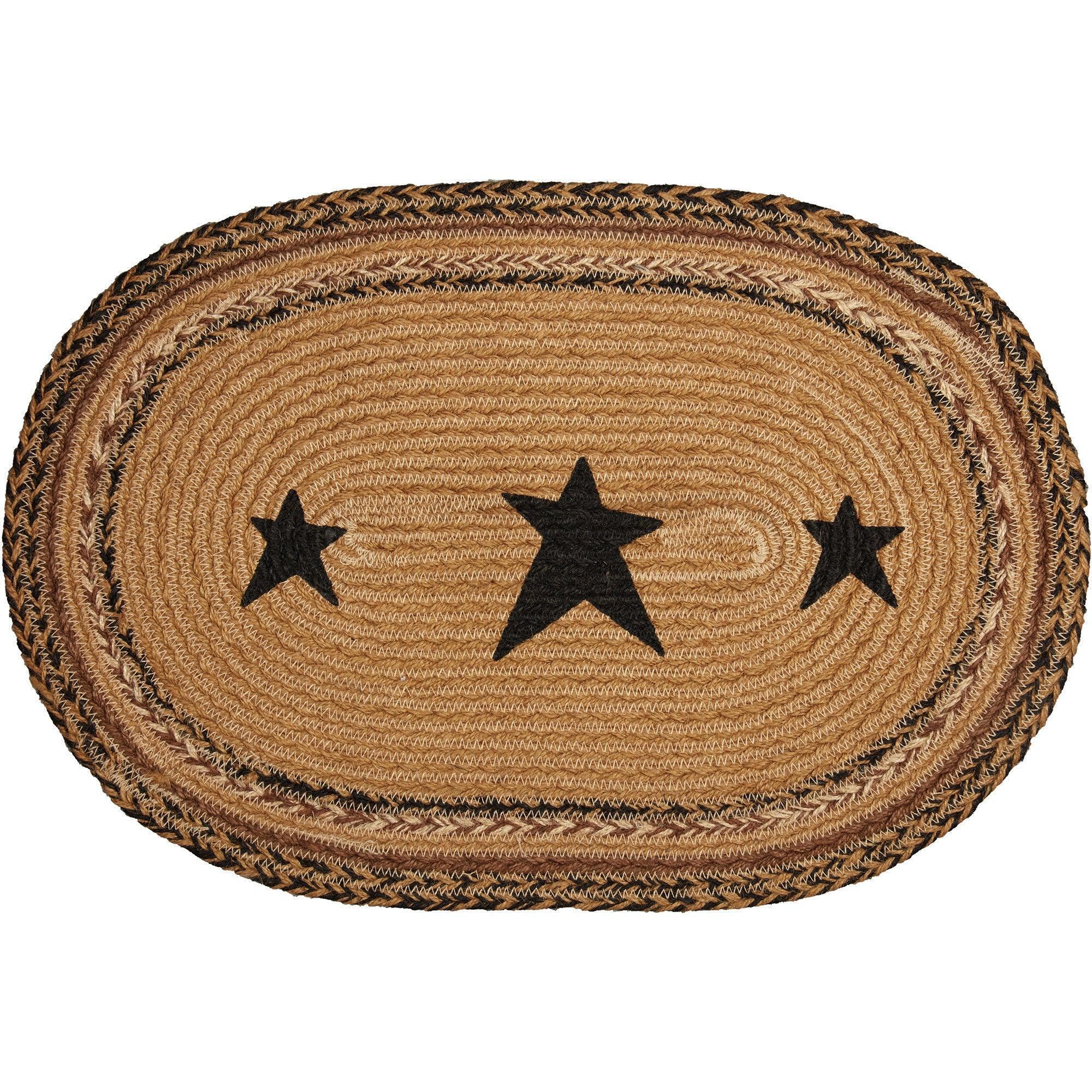 *6/Set Kettle Grove Stencil Star Placemats 12x18