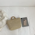 thumbnail image 3 of Bolsa de playa para mujer de verano elegantes con asa superior para vacaciones junto al mar (caqui) Ndcxsfigh Para Estrenar, 3 of 9