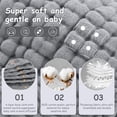 thumbnail image 3 of Jodue Clearance Muslin Burp Cloths 100% Cotton Large 20''x10'' Baby Essentials, Extra Soft and Absorbent Baby Burping Cloth for Boys Girls, Gray, 6 Pack, 3 of 6