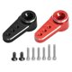 thumbnail image 3 of 2 Piezas de Metal 15T Servo Brazo Servo Horn Fit ES08MA II Servo para Axial SCX24 1/24 RC Crawler Car Parts, Rojo + Negro, 3 of 8
