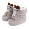 thumbnail image 3 of Siilsaa Shoes for Kids Baby Girl Sneakers Baby Shoes Boys Girls Sneakers Non-Slip Sole Toddler Crib First Walker Shoes Grey,12, 3 of 5