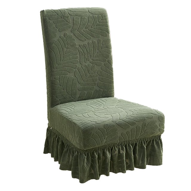 Las fundas para sillas del comedor son removibles, lavables y resistentes a las manchas para proteger el hogar.