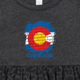 thumbnail image 4 of Inktastic Graffiti Colorado State Flag Girls Baby Dress, 4 of 5