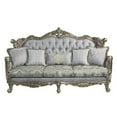 thumbnail image 2 of ACME Miliani Sofa W/5 Pillows, Fabric & Antique Bronze Finish, 2 of 5