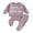 Purple, variant on Bagilaanoe 2PCS Baby Clothing Sets Girls Casual Sweatsuits Toddler Letter Long Sleeve Sweatshirt Tops   Sweatpants 6M 12M 18M 24M 3T Kids Pants Set Fall Outfits