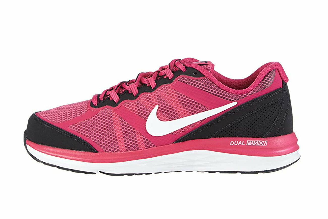 Nike Dual Fusion 3 (GS) 654143 "Fireberry" Big Kid's Running Shoes - Walmart.com