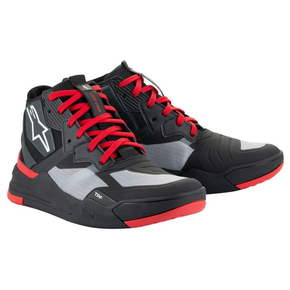 Alpinestars Speedflight Mens Motorcycle Shoes Black/Red/White 9 USA