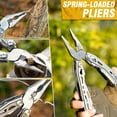thumbnail image 3 of PYYNA-Multitools BI2043, 17-in-1 Portable Multitool Foldable Spring-Loaded Pliers with Scissors, Can Opener & Screwdriver, Safety Locking EDC Tools for Camping Outdoor Activities Home Repair (Black), 3 of 4