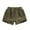 Army Green, variant on JoyHoop Girl's Mid Rise Ripped Hem Straight Leg Jean Denim Shorts with Pocket