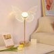 thumbnail image 2 of Lámpara de mesa Retro oro acrílico mariposa Shell LED lámpara de escritorio atenuación continua, 2 of 8