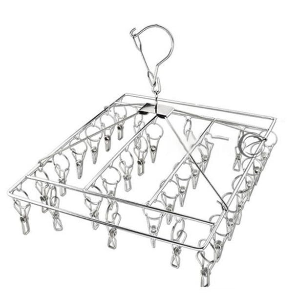 Estante de secado redondo cuadrado con forma de ciruela, calcetín, ropa interior, tendedero para exteriores, secador, colgador de ropa, Clips de toalla multifuncionales Monstrate JJ19167-18