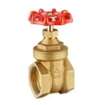 thumbnail image 2 of LOVIVER Solid DN20 Brass Gate Valve Water Air Pipe Hose Valve Pipe Fitting, 2 of 8