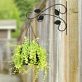 thumbnail image 4 of Bxmavoj Metal Hanging Basket Brackets Outdoor Garden Wall-Mounted Plant Hanger Hook Wall Decor, 4 of 11