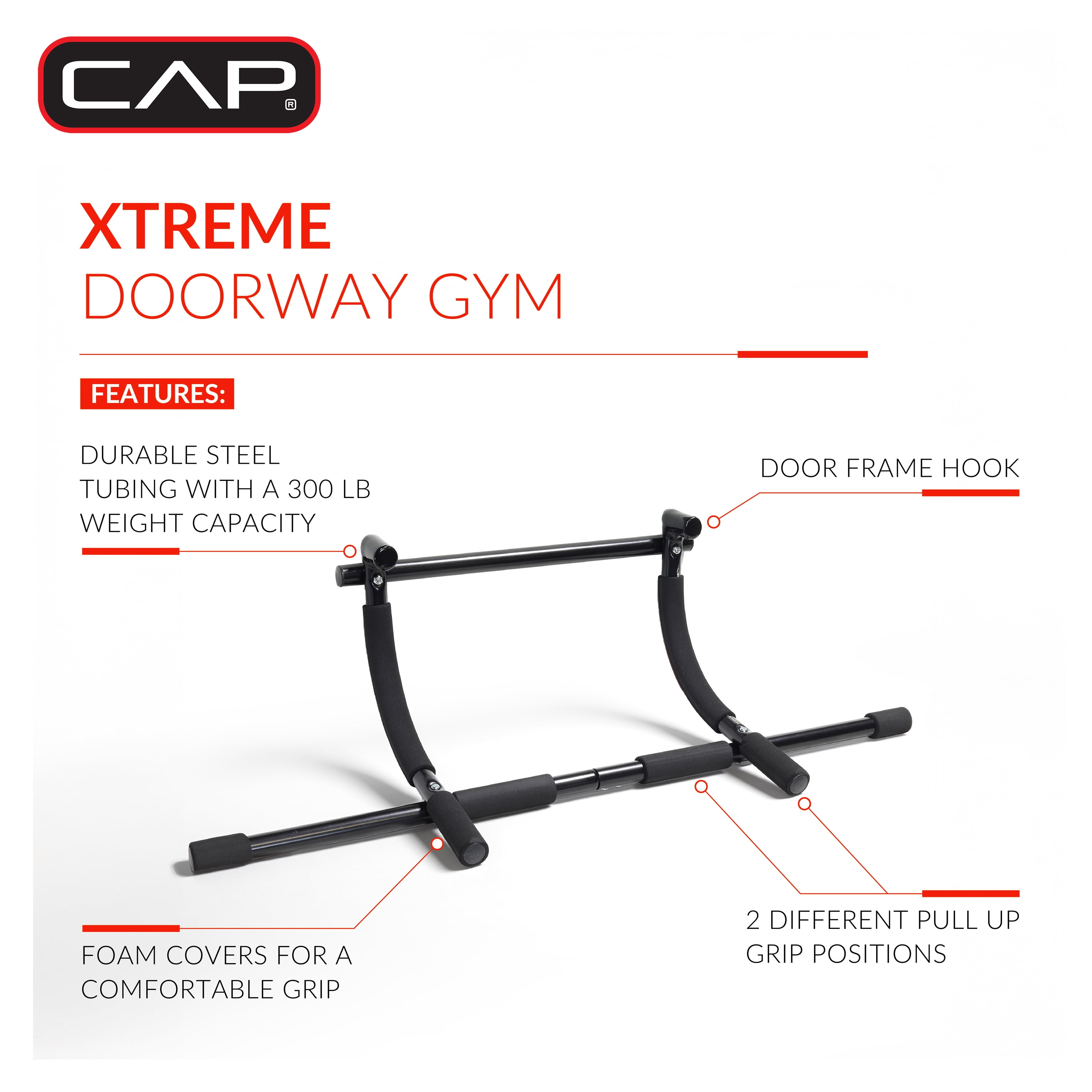CAP Barbell Xtreme Doorway Pull-Up Bar Gym