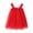Red, variant on Bearichfupo Toddler Girls Dress Summer Fashion Dress Princess Dress Casual Dress Tutu Mesh Skirt Outwear, Sizes 2-3 Years