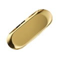thumbnail image 2 of Safeglitz Oval Stainless Steel Trinket Tray, Small Serving Dish for Jewelry or Cosmetics, Sleek & Durable Design for Organized Bedroom or Bathroom Decor, 1PC, 2 of 6