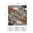 thumbnail image 4 of Yiaed Serene Kitten Kingdom Print Mailbox Covers, Magnetic Mailbox Cover, Mail Box Covers for Garden Outdoor Decor Box Covers-25.5x21 in, 4 of 8