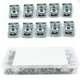 thumbnail image 3 of 60pcs M8 Motorcycle Fairing Bodywork Panel U Clips Manganese Steel Spire U Clip U Nut Fasteners (Silver), 3 of 5