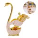 thumbnail image 4 of El Juego De Cucharas De Postre De Aleación De Zinc Incluye 6 Cucharas De Lazo Y 1 Cuchara De Café Con Soporte En Forma De Cisne Para El Hogar, Cafetería, Pastelería, Tienda De Postres Moyic HA026613-02, 4 of 6