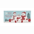 thumbnail image 4 of Evergreen Indoor Outdoor Doormat Bundle Set of 5 - Frame and 4 Welcome Seasonal Inserts Pumpkins Blue Truck Welcome Snowmen, 4 of 7
