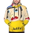 thumbnail image 5 of Lsque Sml Jeffy Pattern Casual Men's Hoodie,Hooded Sweatshirt with Kangaroo Pocket,Pullover Hoodie-Medium, 5 of 8