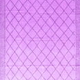 thumbnail image 1 of Ahgly Company Indoor Square Solid Purple Modern Area Rugs, 6' Square, 1 of 4